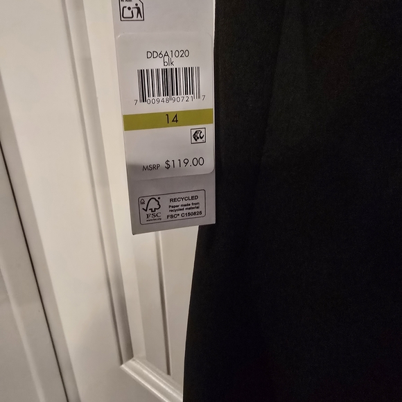 DKNY Asymmetrical Black Dress - Picture 8 of 10